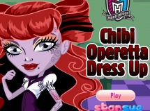 Play Monster high chibi operetta dress up