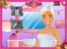 Play Barbie's fruitilicious facial