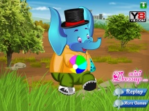 Play Elephant dressup