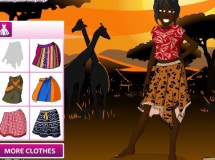 Play Kenya dress up