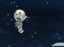 Play Spookathlon skeleton diving