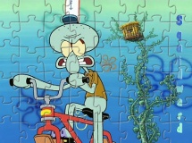 Play Squidward tentacles jigsaw