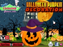 Play Halloween pumpkin decoration game