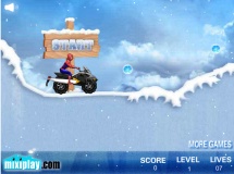 Play Spiderman snow scooter