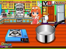 Jugar a Spicy corn and shrimp salad