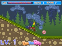 Play The simpson bike