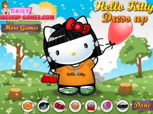 Play Hello kitty dress up game