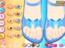 Play Pretty pedicure games