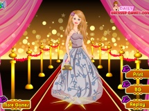 Play Barbie dress for party dress up