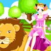 Play Jeu d habillage de princesse au lion