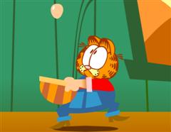 Play Garfield coop catch