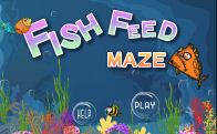 Play Fish feed maze