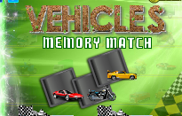 Play Vehicles memory match