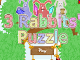 Play 3 lapins puzzle