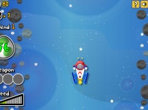 Play Mario space racing
