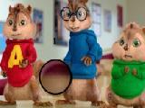 Play Alvin and the chipmunks hidden letters game