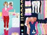 Play Cute pajamas dress up