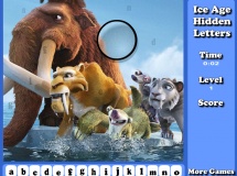 Play Ice age hidden letters