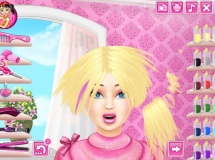 Play Barbie real haircuts