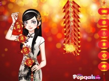 Play Chinese spring festival dress up