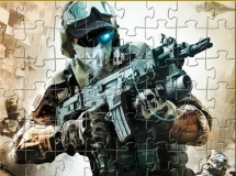 Play Urban soldier jigsaw
