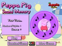Play Peppa pig sound memory