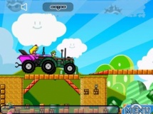 Play Mario tractor race