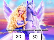 Play Barbie jigsaw puzzle game