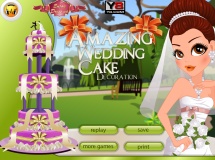 Play Wedding cake decorating