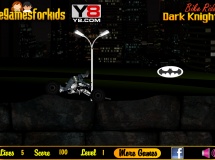Play Dark knight bike ride game