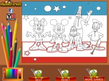 Play Mickey mouse club coloring