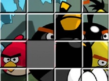 Play Angry birds sliding puzzle