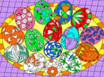Play Coloring easter eggs