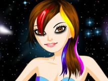 Spielen Emo space girl