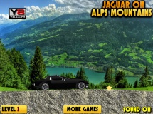 Play Jaguar on alps mountains