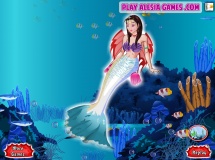 Play Little mermaid dress up