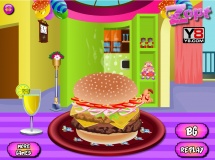 Play Double cheeseburger decorator