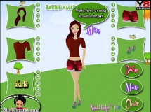 Play Barbie walking in the park