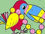 Play Pearl parrot coloring