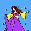 Play Star tango girl coloring