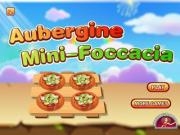 Play Aubergine mini foccacia cook