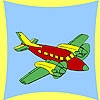 Play Coastal airplane coloring