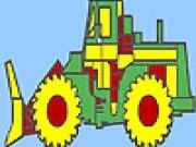 Play Big village truck coloring