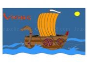 Play Viking ship coloring