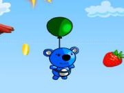 Play Blue panda fruit catcher