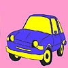 Play Little crooked car coloring