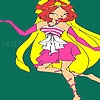 Play Flame fairy girl coloring