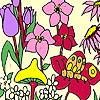 Play Fresh flowers coloring