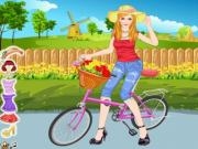 Play Bicycle girl dress up