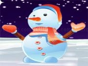 Play Lovely snowman dressup